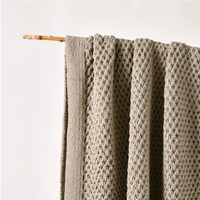 Bianca Sofala Taupe Polyester Chenille Throw Rug 130 x 170 cm thumbnail