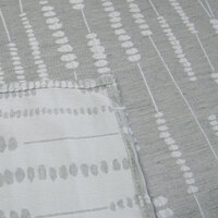 Perline Grey Jacquard Polyester Tablecloth 180 x 300cm thumbnail