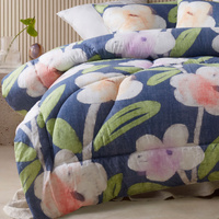 Accessorize Bella Blue Floral 3 Piece Comforter Set King thumbnail