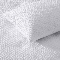 Accessorize Dotty Clip White 3 Piece Jacquard Comforter Set King thumbnail