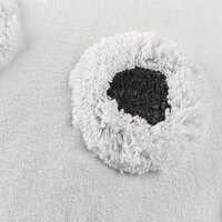 VTWonen Stripe and Eye Natural Square Filled Cushion 50cm x 50cm thumbnail