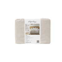 Vintage Design Homewares Natural French Linen Quilt Cover Set Queen thumbnail