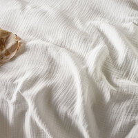 Vintage Design Homewares Hugo White Cotton Gauze Quilt Cover Set Queen thumbnail