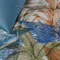 Bedding House Isla Blue Cotton Sateen Quilt Cover Set Queen thumbnail
