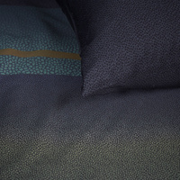 Bedding House Lenny Blue Cotton Quilt Cover Set Queen thumbnail