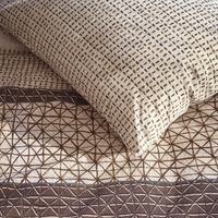 Bedding House Mathis Natural Cotton Quilt Cover Set Queen thumbnail