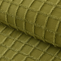 Vintage Design Homewares Parquet Cacti Green Cotton Quilt Cover Set King thumbnail