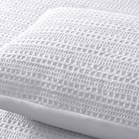 Accessorize Soho Waffle White Quilt Cover Set Queen thumbnail