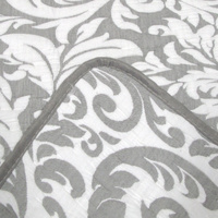 Jane Barrington Grey & White Lightly Quilted Jacquard Reversible Coverlet Set King thumbnail