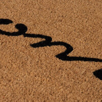 J.Elliot Home Welcome PVC Backed Coir Printed Mat Ranchslider thumbnail