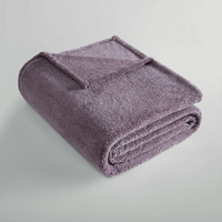 Ardor Teddy Mauve Ultra Soft Cozy Fleece Blanket Queen thumbnail