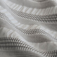 Ardor Cove Charcoal Seersucker Waffle Quilt Cover Set Queen thumbnail