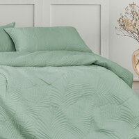 Ardor Molly Palm Green Quilted Quilt Cover Set Queen thumbnail