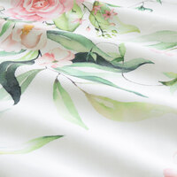 Ardor Rose Whisper Soft Sage Printed Floral Quilt Cover Set Double thumbnail