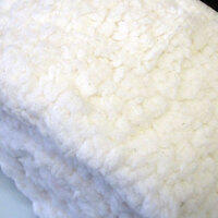 Ardor Lupinia Ivory Sherpa Fleece Throw Rug 130 x 150cm thumbnail