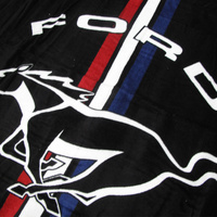Ford Mustang Cars Printed 100% Cotton Beach Towel 75 x 150 cm thumbnail