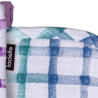 Ladelle Tri-colour Trinny Random Pattern/Colour Reversible Set of 2 Oven Mitts 18 x 33 cm thumbnail