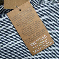 Ladelle Navy Eco Cotton Rich Tablecloth 150 x 265 cm thumbnail
