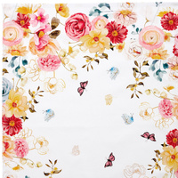 Ashdene Set of 2 Springtime Soiree Cotton Kitchen Tea Towels 50 x 70 cm thumbnail