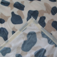 Animal Pattern Soft Flannel Plush Queen Size Blanket 220 x 240cm Jaguar thumbnail