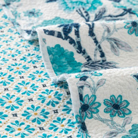 100% Cotton Lightly Quilted Coverlet Set Delta Queen 230 x 250 cm thumbnail