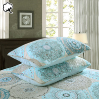 100% Cotton Lightly Quilted Coverlet Set Suzani Queen thumbnail