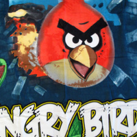 Angry Birds Printed Polar Fleece Throw Rug 130 x 160 cm thumbnail