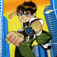 Ben 10 Hero Printed Polar Fleece Throw Rug 130 x 160 cm thumbnail