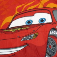 Lightning McQueen Printed Polar Fleece Throw Rug 130 x 160 cm thumbnail