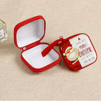 6 Pcs Set Small Gift Cute Cartoon Bags Packaging Box Christmas Coin Purse thumbnail