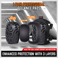 HORUSDY Knee Pads Work Safety Senior Gel Cushion High Density Foam Padding Pair thumbnail