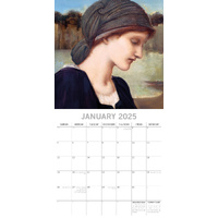 Pre-Raphaelites - 2025 Square Wall Calendar Arts 16 Months Premium Planner Gift thumbnail