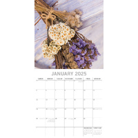 Dried Flowers - 2025 Square Wall Calendar Floral 16 Months Premium Planner Gift thumbnail