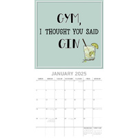 Gin - 2025 Square Wall Calendar 16-Month Premium Planner Christmas New Year Gift thumbnail