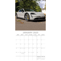Porsche - 2025 Square Wall Calendar 16 Months Christmas New Year Planner Gift thumbnail