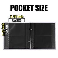 LIFEBEA 100 Pockets Mini Photo Album - Picture Case for Fujifilm Instax Film 7 8 9 11 12 25 40 50 70 90 Instant Camera & Name Card - Purple thumbnail