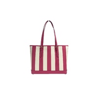 Michael Kors Women's Jet Set Travel Large TZ Shoulder PVC Tote Bag Purse Pink - One Size thumbnail