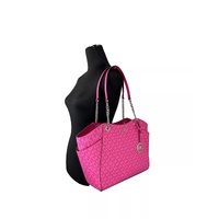 Michael Kors Women's Jet Set Large Chain Shoulder Tote Bag Dragon Fruit - One Size thumbnail
