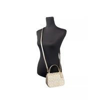 COACH Women's Lysa Top Handle Bag Crossbody Champagne Gold - One Size thumbnail