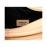 Burberry Women's Small Branded Peach Pink Grainy Leather Camera Crossbody Bag - One Size thumbnail