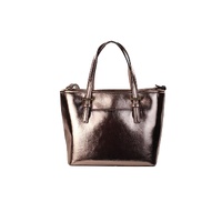 Michael Kors Women's Jet Set Primrose Metallic XS Carryall Top Zip Tote Bag Purse - One Size thumbnail