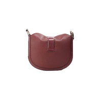Michael Kors Women's Gabby Small Dark Cherry Leather Foldover Hobo Crossbody Bag - One Size thumbnail