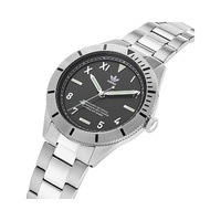 Adidas Unisex's Gray Stainless Steel Watch - One Size thumbnail