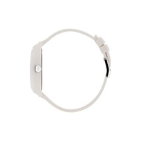 Adidas Unisex's White Silicone Watch - One Size thumbnail
