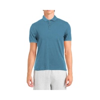 Alpha Studio Men's Light Blue Cotton Polo Shirt - 52 IT thumbnail