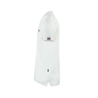 Aquascutum Men's White Cotton Polo Shirt - S thumbnail