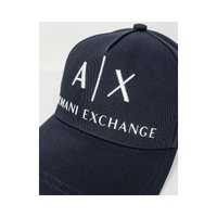 Armani Exchange Men's Blue Cotton Hats & Cap - One Size thumbnail