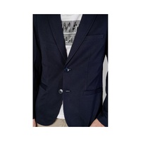 Armani Exchange Men's Blue Viscose Blazer - 44 IT thumbnail