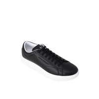 Armani Exchange Men's Black Leather Sneaker - 45 EU thumbnail