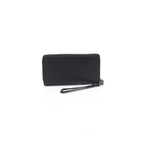 Automobili Lamborghini Men's Sleek Calfskin Leather Zip Wallet - One Size thumbnail